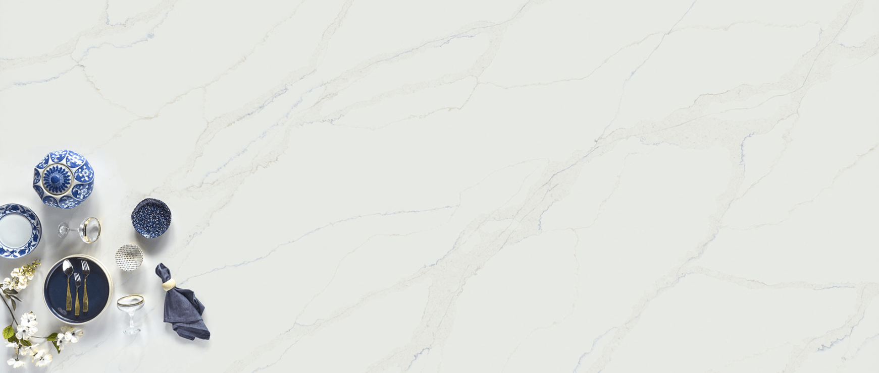 Calacatta Safyra Quartz countertops