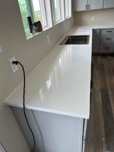 Carrara delphi countertops quartz. 