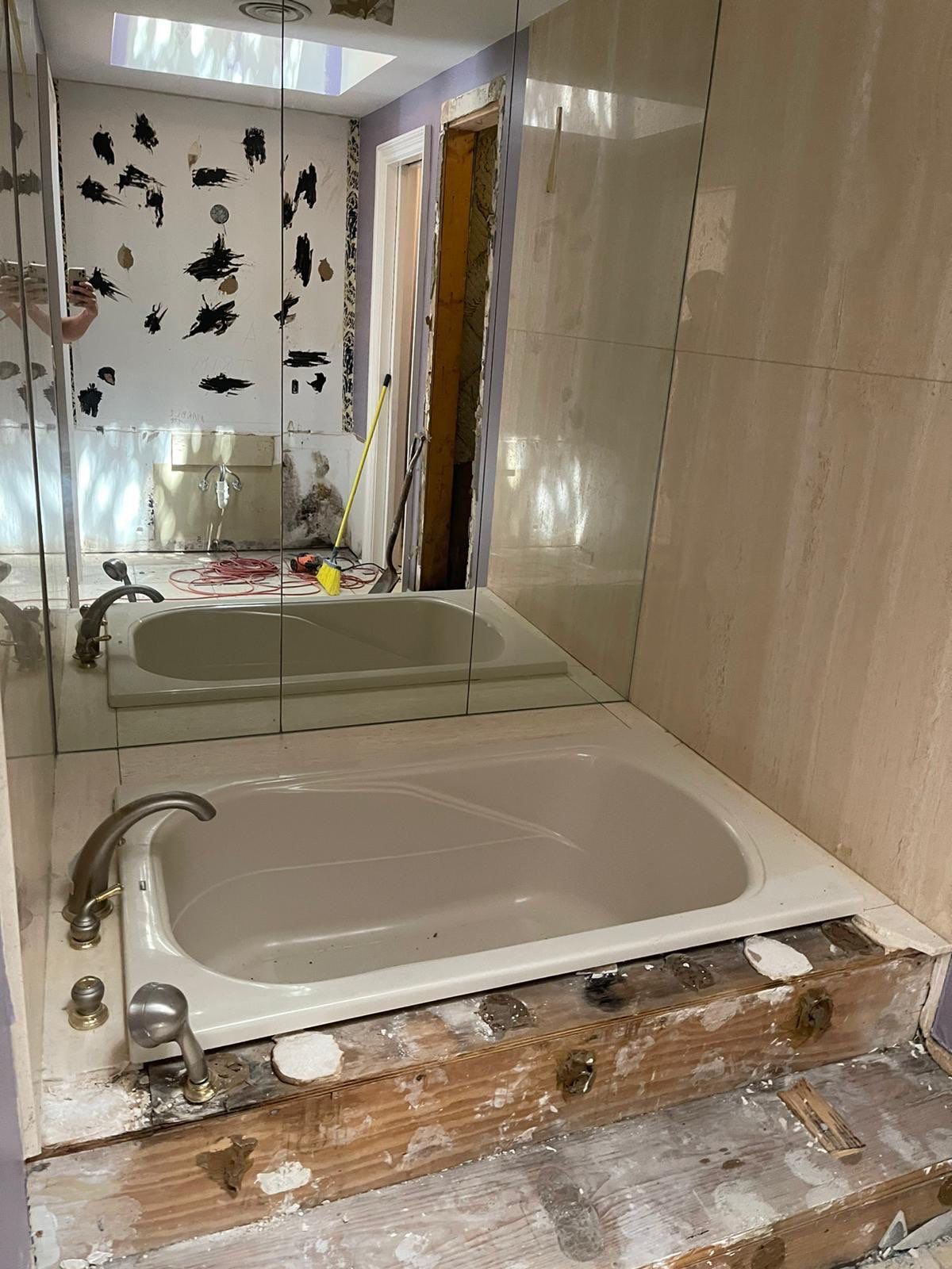 Bathtub before pictures